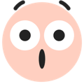 Meet the Surprised Peach Emoji! This vibrant peach-colored face features wide eyes and an open mouth, perfectly capturing that moment of astonishment. Whether you're witnessing a jaw-dropping revelation or simply reacting to something unexpected, this emoji conveys your emotions with flair. Its playful design adds a lighthearted touch to any conversation, making it a favorite among emoji enthusiasts.